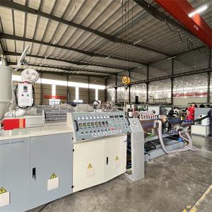 Quality Fully Automatic Spiral Pipe Extrusion Line  High Capacity PVC Hose Extruder for sale