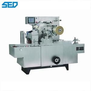 Quality SED-250P 220V 50Hz Paper Box Cellophane Automatic Packing Machine 4.5KW Motor Power 3D Bopp Film Condom for sale