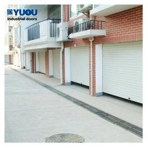 Quality Warehouse Automatic Roller Shutter Garage Doors Security 12level Storm Proof EPDM sealing for sale