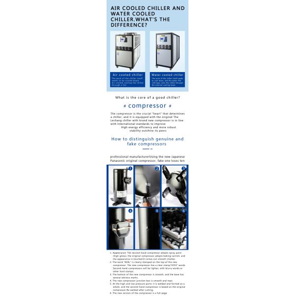 water cooled industrial water chiller for cooling system