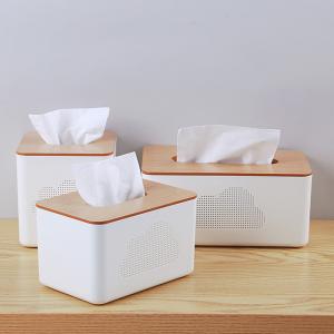 Quality H10.3cm Household Polystyrene Paper Towel Holder Box for sale