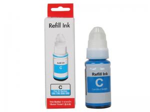 Quality Bright Color Canon Printer Refillable Ink Cartridge 70ml Canon CA-001 Cyan Refill for sale