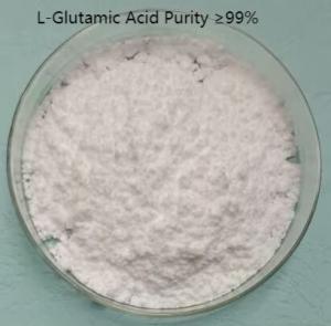 Quality C5H9NO4 L Glutamic Acid Powder 99% Purity Soluble In Formic Acid for sale