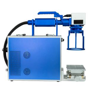 Buy cheap Black Anodized Aluminium 50W Raycus Fiber Laser AC220V 50HZ 2A from wholesalers