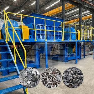 Buy cheap Car Hub Aluminium Shredder Waste Aluminum Shredder Machine Customized from wholesalers