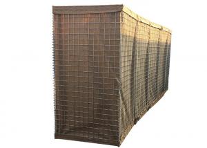 Quality Iraq Military Defense Barrier Sand T Wall Defensive Gabion Bastion 3.0-5.0 Mm Wire Gauge for sale