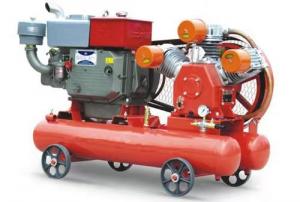 Quality Energy Saving Diesel Powered Air Compressor / Rock Drill Compressor Long Service Life for sale
