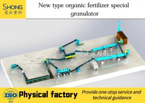 Quality Cow Manure Organic Fertilizer Production Line Special Granulator Below 10% for sale
