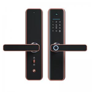 Quality Anti Corrosion Smart Camera Door Lock Password Biometric Smart Camera Lock for sale