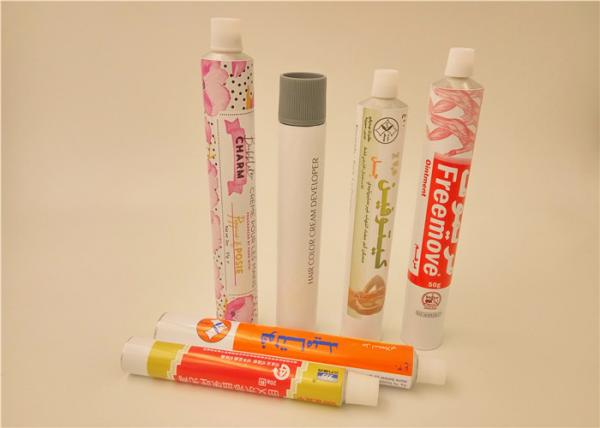 Buy Diameter 13.5 - 40 mm Aluminum Collapsible Tubes Packaging With Printing at wholesale prices
