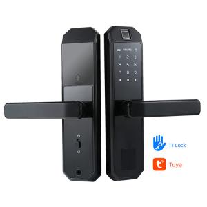 Quality Damp Proof Fingerprint Smart Door Lock Size 20mm For Apartment for sale