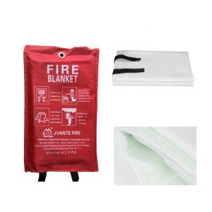 Quality Glass Fiber Fire Blanket Extinguisher Heat Resistant Temperature 550-700℃ for sale