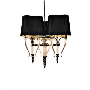 Quality Pillar candle chandelier with Horns metal arm decoration (WH-MI-49) for sale