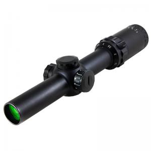 Quality High Definition 1x 4x Hunting Rifle Scope 24mm Objective Lens for sale