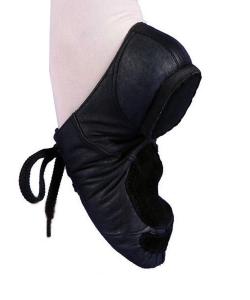 China Adult and child pig leather black oxford jazz dance shoes on sale