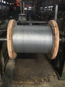 Quality Durable Stranded Steel Cable With Class A Heavy Zinc Coating And Grade 1 Tensile Strength for sale