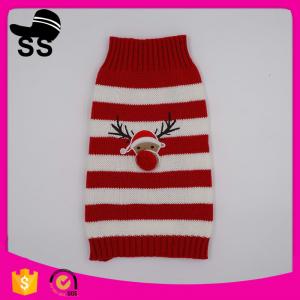 2017 christmas 95%Acrylic 5%Spandex 60g 12inch small wholesale animals winter dog Clothes pet sweater