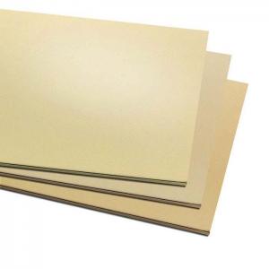 China Rolled Sheet/Plate Brass Sheet With 1mm Thickness For Decorative Applications on sale