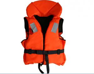 Quality 200D Polyester Oxford Marine Life Jacket 100N With YKK Zipper for sale