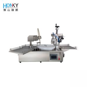 Quality 30ml Round Bottle Desktop Filling Machine With Capping Function for sale