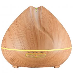 Quality Shark Mouth Design 400ml Ultrasonic Essential Oil Diffuser Wooden Ultrasonic Aromatherapy Diffuser for sale