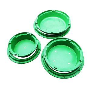 Buy cheap Composite Garden Sewer Cover , Weather Resistant FRP Circle Manhole Cover from wholesalers