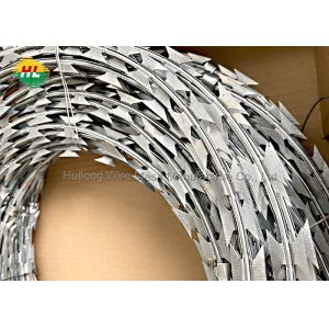 Buy cheap Hot Dipped Galvanized Steel Security Razor Barbed Wire Anti Climb Fencing from wholesalers