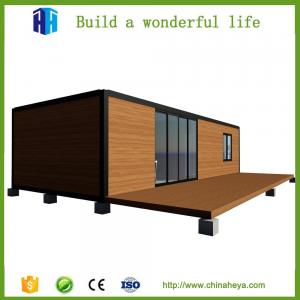 Quality cheap ready made steel frame wooden container house homes luxury prefabricated for sale