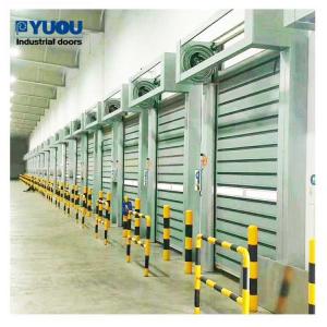 Quality Aluminum High Speed Rolling Up Door Rigid Insulated With Servo Motor for sale