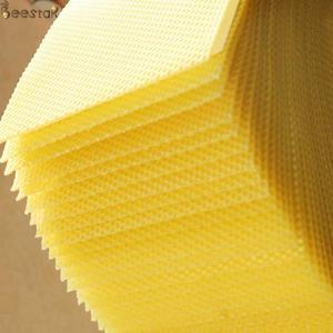 Quality Food Grade B Bees Wax Honeycomb Sheets Beeswax Foundation Sheet Natural for sale