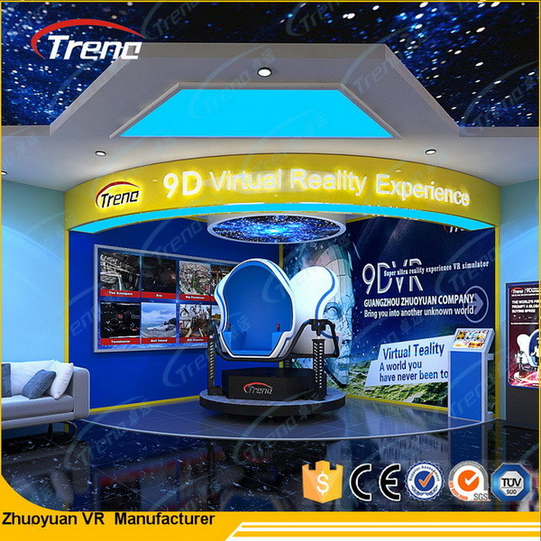 Exciting Electric System 9D VR Simulator With VR Glasses 2185*2185*2077mm