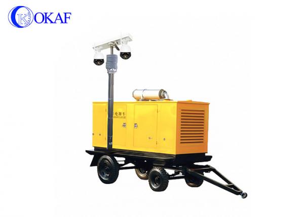 Buy Braking System Mobile Surveillance Trailers , Vehicle Mounted Light Tower 1920×1080P at wholesale prices