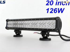 Quality off Road 12 Volt LED Light Bar 20 CREE LED CREE LED Light Bar 126W for sale