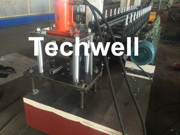 Buy Single Side Adjustable Small C Purlin Roll Forming Machine with PLC Frequency Control System at wholesale prices