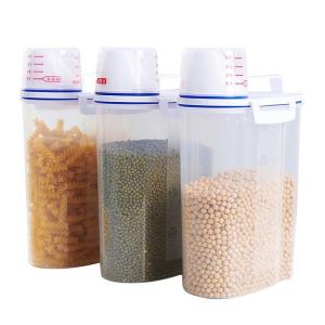Quality 3 Litre Airtight Cereal Containers Plastic Kitchen Organizer for sale
