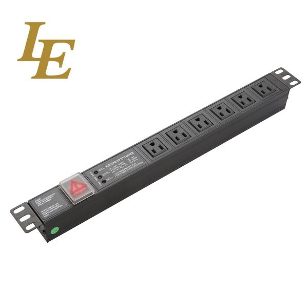 19 Inch USA Horizontal Vertical Installation125V 50/60Hz 15A Distribution Unit For Network Server Racks