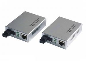 Quality Single Mode LC 20KM Fiber Optic Gigabit Ethernet Media Converter 10 /100 /1000M UTP for sale