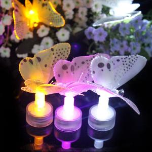 China Fiber Optic LED Butterfly Submersible Light For Aquariums, Vases, Table Centerpieces, Weddings, Birthdays, Pools on sale