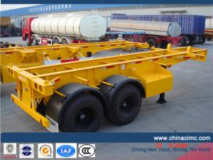 China CIMC 20 feet container semi trailer on sale