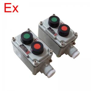 Quality Explosion Proof Cast Aluminum Motor Switch With Emergency Stop Control Button for sale