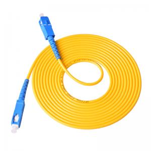 Quality 1M 3M 5M 10M 20M 30M LC To LC Fiber Optic Patch Cord Jumper Cable SM Simplex Single Mode Optic Cable For Network for sale
