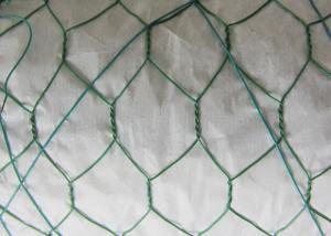 Quality 36 Inch Green PVC Coated Chicken Wire Mesh 3/8 1.6mm Dia For Poultry Fence for sale