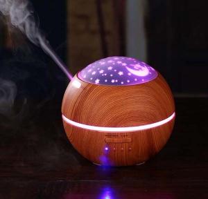 Quality Essential Oil Diffuser 150ML Shadow Wood Grain  Ultrasonic Aroma Diffuser Humidifier for sale
