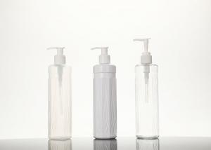 China Custom 300ml Plastic PET Pump Bottle For Cosmetic Shampoo on sale