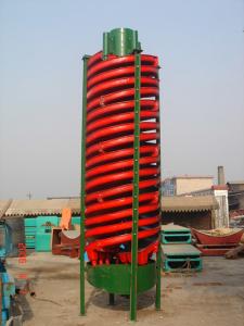 Quality Red Mining Ore Dressing Equipment Spiral Chute Separator Diameter 1200mm 900mm for sale