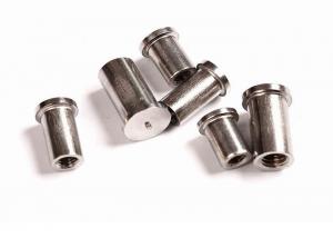 Quality Stainless Steel 304 CD Stud Welding Pins with Internal Female Thread and Flanged for sale