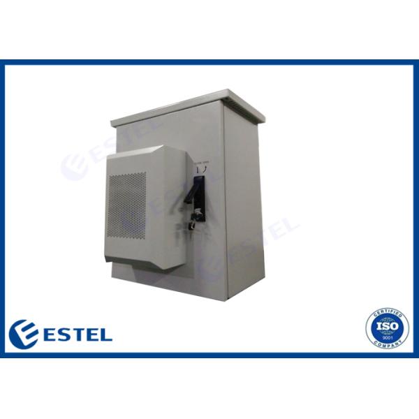 Rainproof 6U 19 Inch Outdoor Telecom Enclosure Wall / Pole Mounted