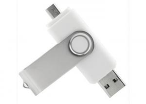 China 4 MB ~ 15 MB / S USB OTG Drive Dual Type Stick PVC / Metal Material For Android Cellphone on sale