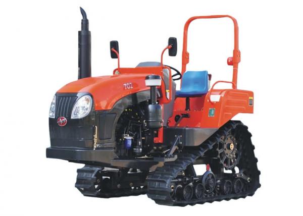 Buy New 70HP Farm Crawler Track Tractor with Steering Wheel for Rice Paddy and Dry Field at wholesale prices