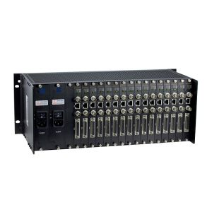 China 4U 16 Slot Media Converter Rack 482.6mm×174mm×210.5mm Dimension on sale